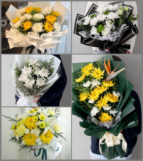 贵州贵阳开阳县楠木渡镇白事花束代送